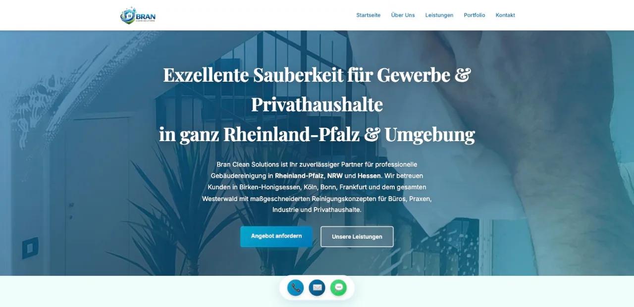 Screenshot del sito brancleansolutions.de